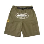 Cargo Corteiz Alcatraz Shorts Vert Khaki