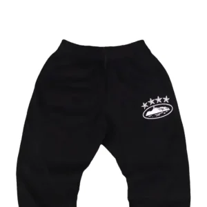 Corteiz 4Starz Alcatraz Sweatpants Black