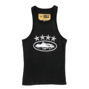 Corteiz 4Starz Alcatraz Women’s Tank Top Black