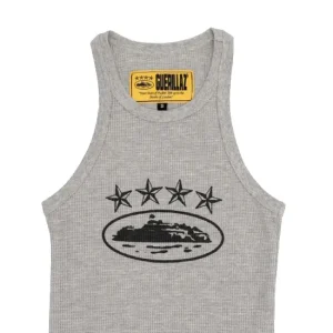 Corteiz 4Starz Alcatraz Women’s Tank Top Grey