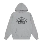 Corteiz 5 Starz Alcatraz Hoodie Grey