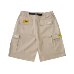 Corteiz Alcatraz Cargo Shorts Beige