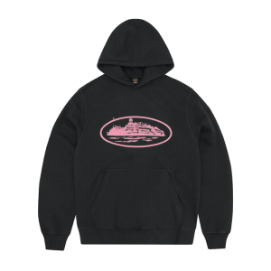 Corteiz Alcatraz Hoodie Black/Pink