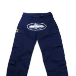 Corteiz Guerillaz Cargo Pants Navy