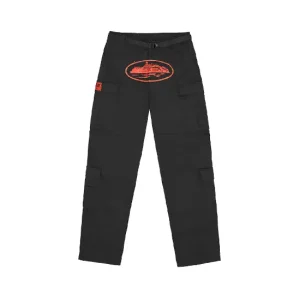 Corteiz Guerillaz Cargos Black/Red