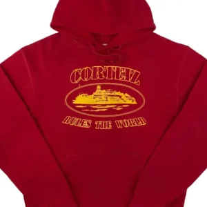 Corteiz OG Alcatraz Hoodie Red