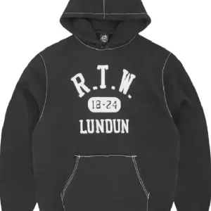 Corteiz RTW College Hoodie Black